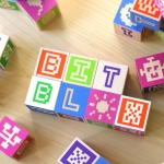 Pixel-inspired Wooden Blocks