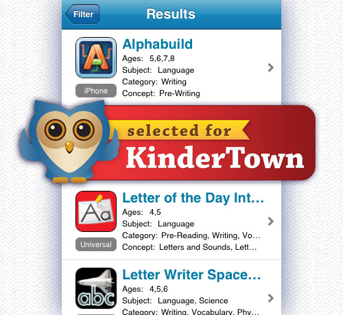 Alphabuild is Selected for KinderTown!