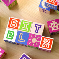 NEW PRODUCT: Bitblox Wooden Alphabet Blocks