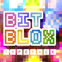 Digital Products: Bitblox Typeface