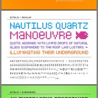 Bitblox Typeface Specimen Preview