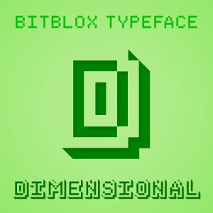 Bitblox Dimensional: Font
