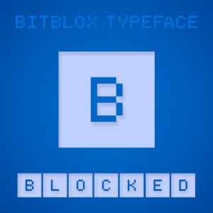 Bitblox Blocked: Font